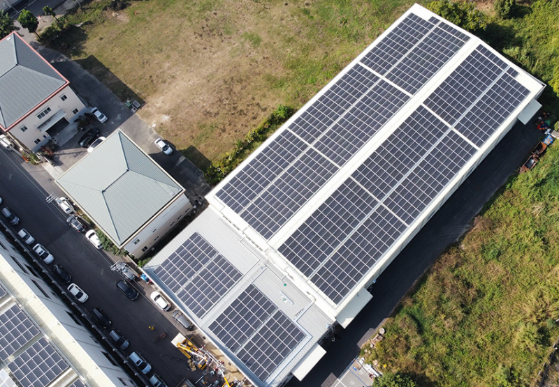 台南工廠太陽能發電系統